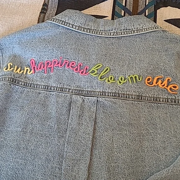 Mare Mare X Anthropologie Denim Button Up Shirt Size XS - Picture 4 of 4